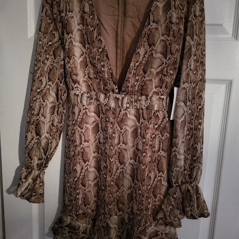 Mod On Trend Snake Dress